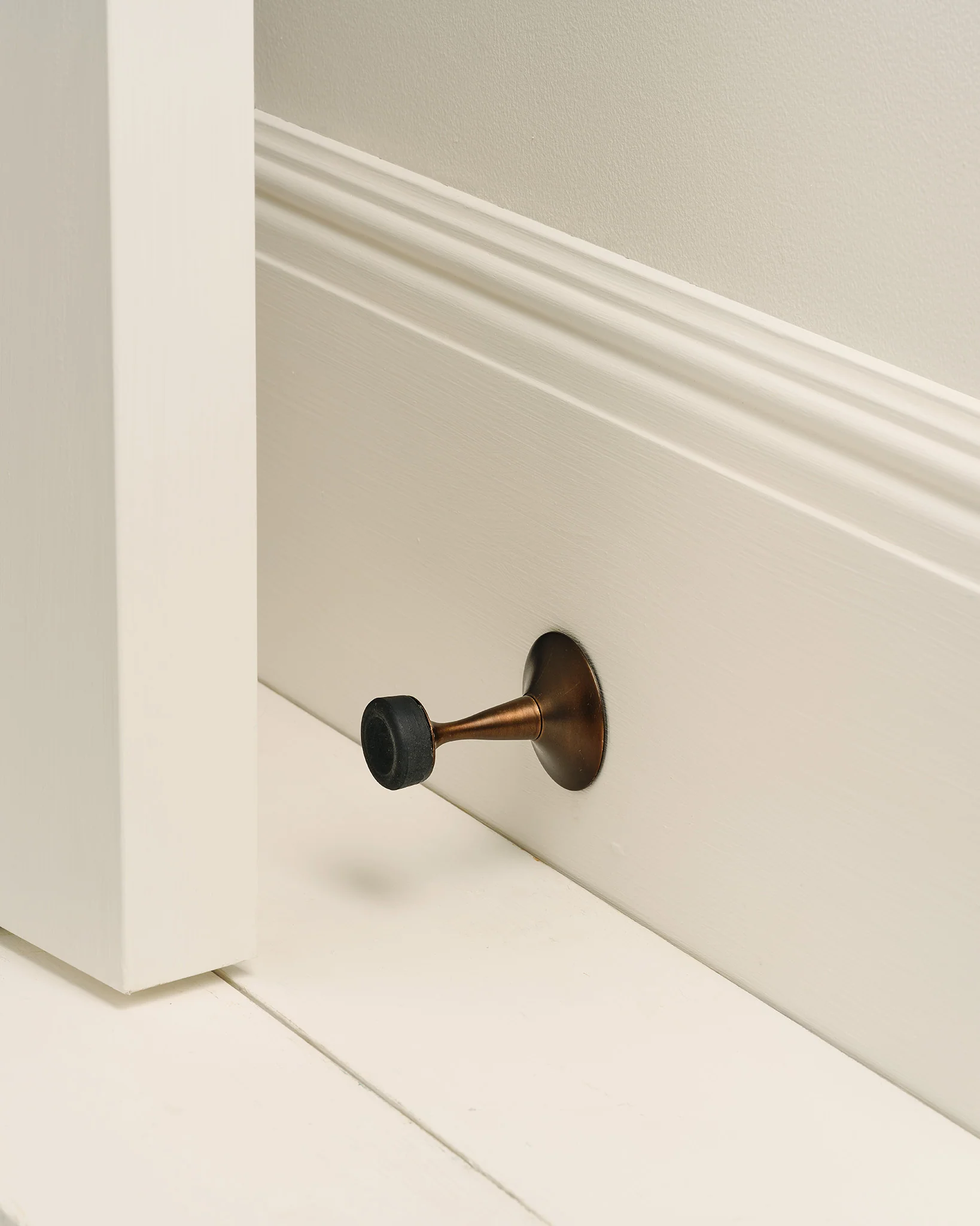 Wall Door Stop, Blackened Bronze - Image 4